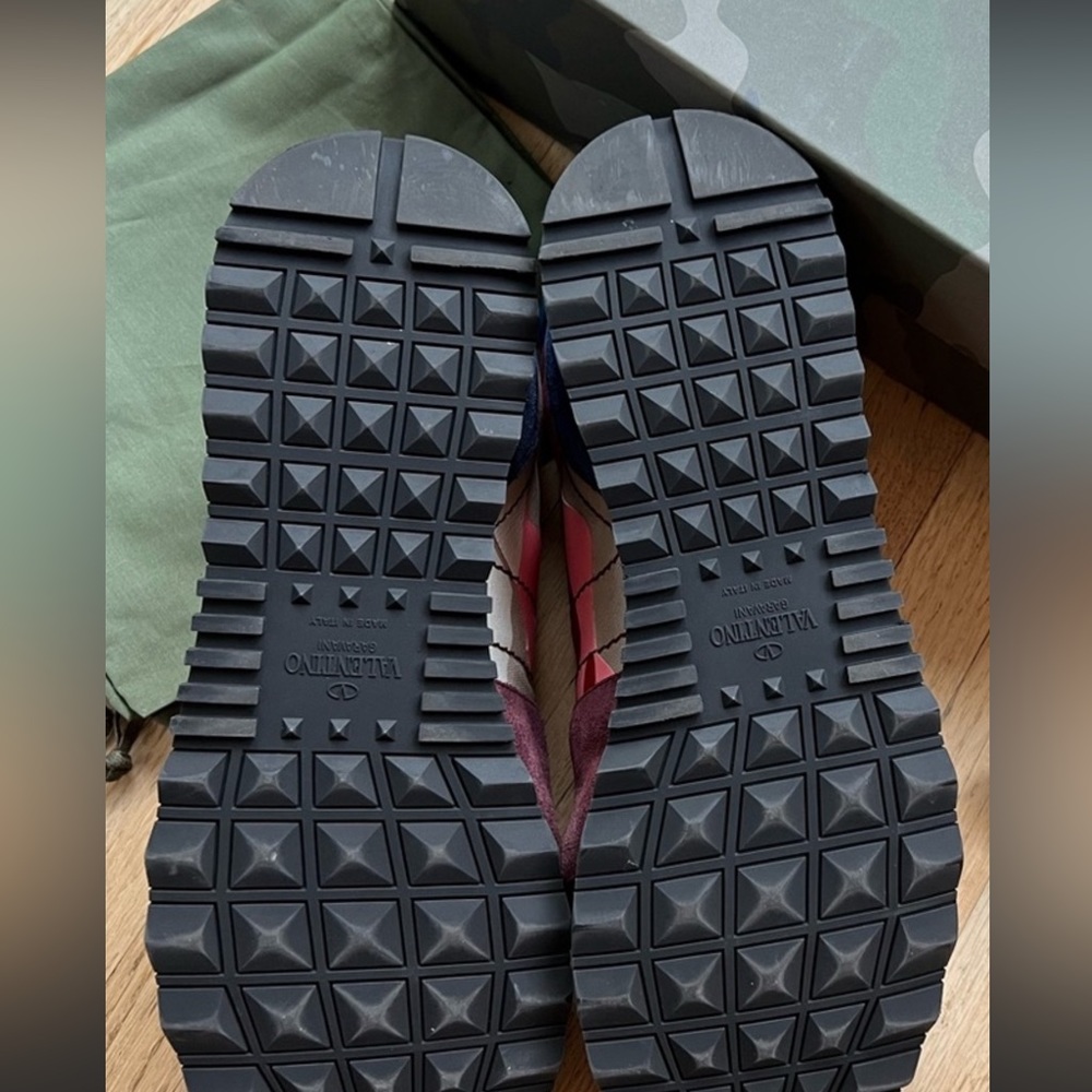 Men valantino sneakers camo